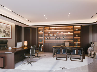 新中式董事长 总经理办公室