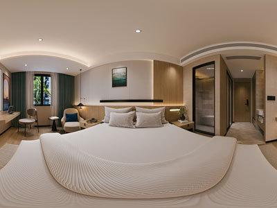 现代全景酒店客房