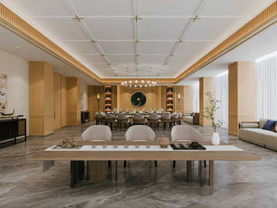 新中式酒店包厢包间