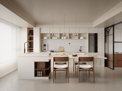 法式奶油风餐厅