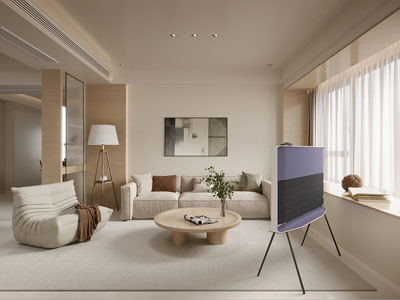 现代奶油风客厅