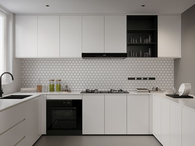 现代奶油风厨房