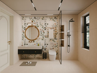 法式奶油风卫浴间 洗手间