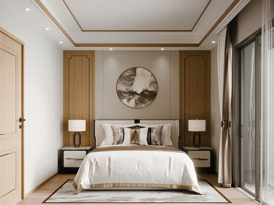 新中式卧室