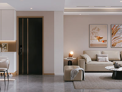 现代轻奢客厅餐厅