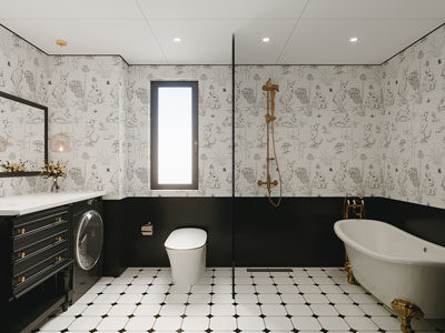 法式卫浴间 洗手间