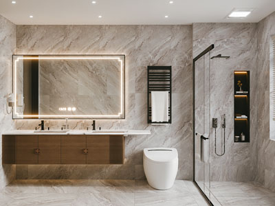 现代卫浴间 洗手间