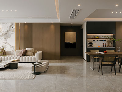 现代客厅餐厅