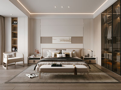新中式卧室