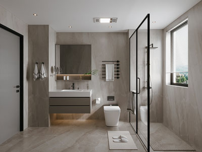 现代卫浴间 洗手间