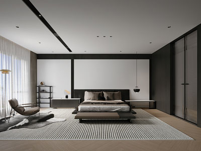 现代卧室