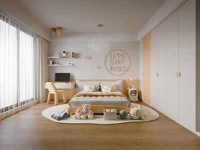现代卧室 儿童房