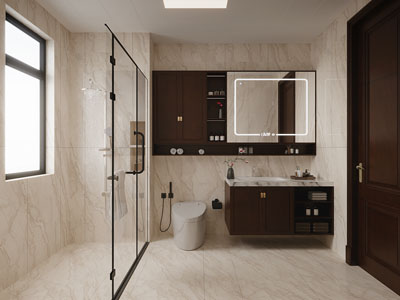 现代卫浴间 洗手间