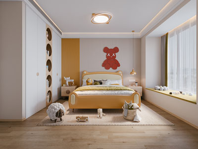 现代卧室 儿童房