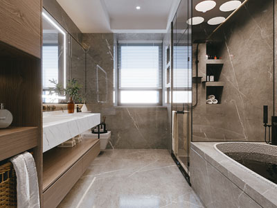 现代卫浴间 洗手间