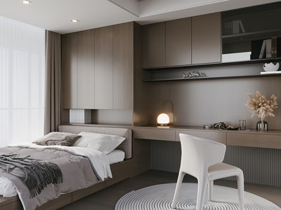 现代榻榻米卧室