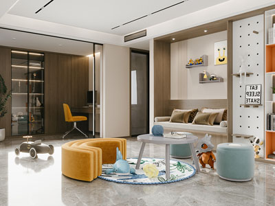 现代儿童活动娱乐休闲室