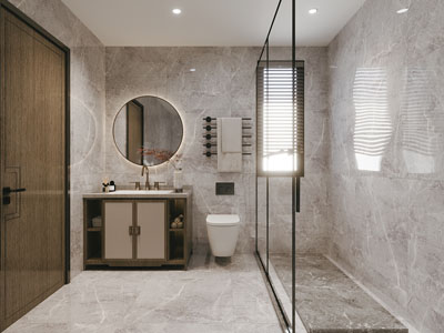 新中式卫浴间 洗手间