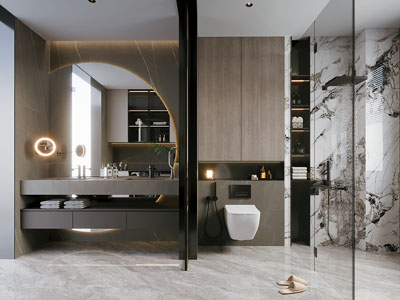 现代卫浴间 洗手间