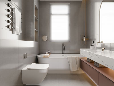 现代卫浴间 洗手间