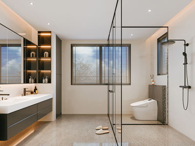 现代卫浴间 洗手间