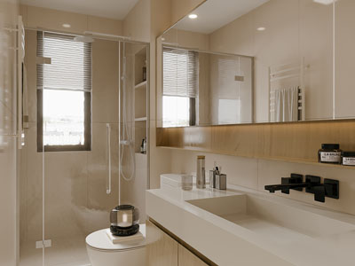 现代卫浴间 洗手间