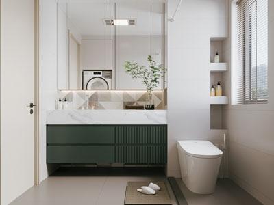 现代卫浴间 洗手间