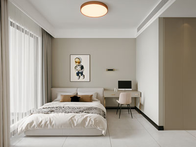 现代卧室 儿童房 男孩房