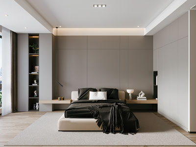 现代卧室
