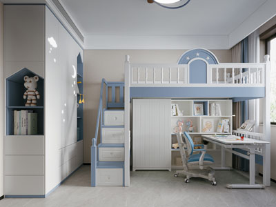 美式卧室 儿童房 男孩房