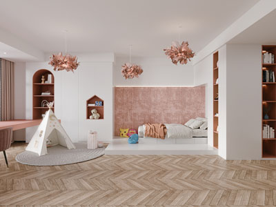 现代卧室 儿童房