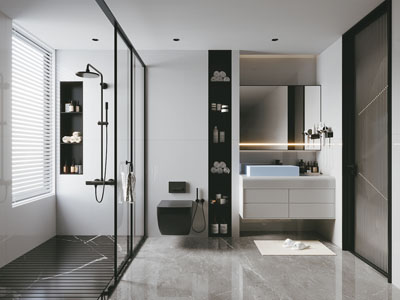 现代卫浴间 洗手间