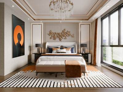 新中式卧室