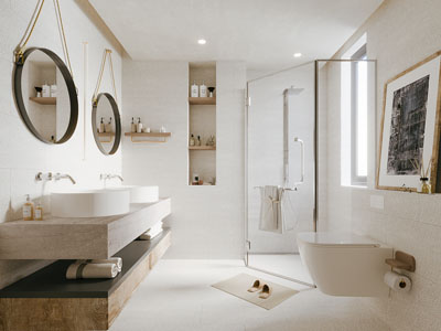 现代卫浴间 洗手间