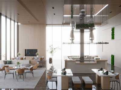 现代茶水间 休闲区