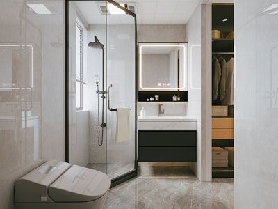 现代卫浴间 洗手间