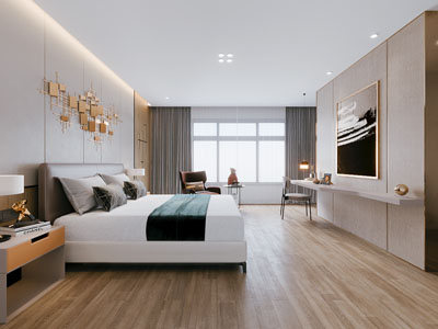 新中式酒店客房