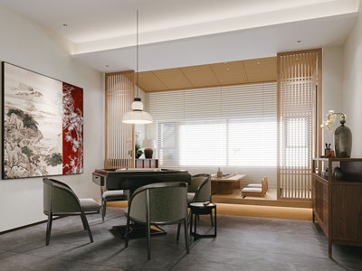 新中式麻将娱乐休闲室