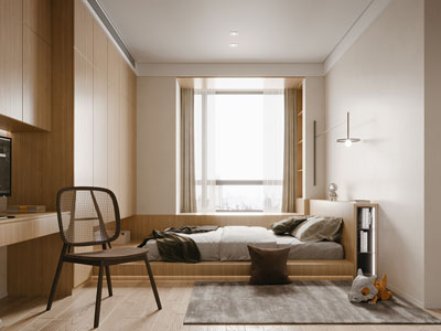现代榻榻米卧室