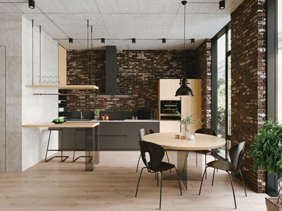 工业风loft复古餐厅