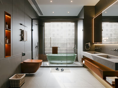 现代卫浴间 洗手间