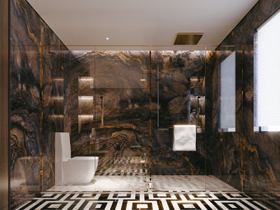 现代卫浴间 洗手间