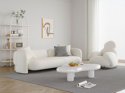 现代奶油风客厅