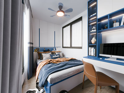 现代卧室 儿童房