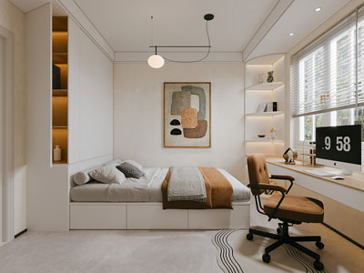 现代榻榻米卧室