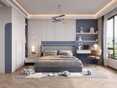 现代卧室 儿童房