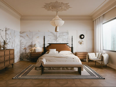 法式中古风卧室