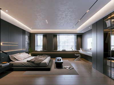 现代卧室