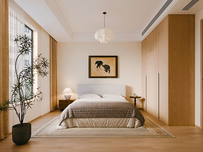侘寂风卧室