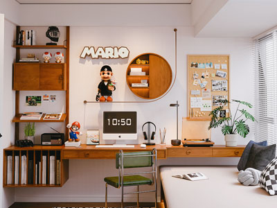 中古风卧室 儿童房